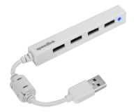 Hub USB SPEEDLINK SNAPPY SLIM USB Hub, 4x USB 2.0 biały SL-140000-WE